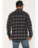 Image #4 - Hawx Men's Outlaw Plaid Print Long Sleeve Button-Down Flannel Work Shirt, Grey, hi-res