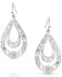 Montana Silversmiths Women's Hidden Canyon Turquoise Earrings, Silver, hi-res