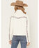Image #4 - Hooey Women's Fleece 1/2 Zip Pullover, White, hi-res
