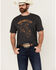 Image #1 - Wrangler Men's Bucking Bull Logo Short Sleeve Graphic T-Shirt, , hi-res