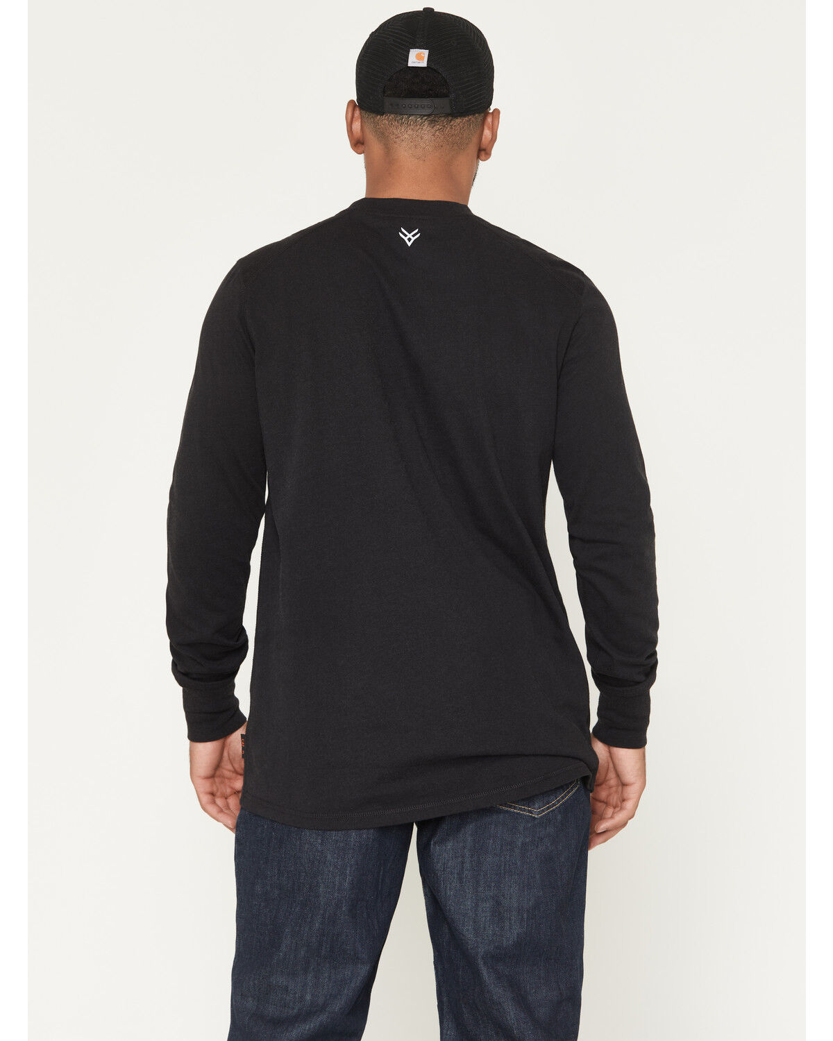 Image #4 - Hawx Men's FR Baselayer Long Sleeve Work Shirt, Black, hi-res