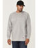 Image #1 - Forge Workwear Men's Lightweight Crew Neck Long Sleeve Tee, Grey, hi-res