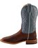 Image #3 - Tony Lama Men's Americana Western Boots - Broad Square Toe, Pecan, hi-res