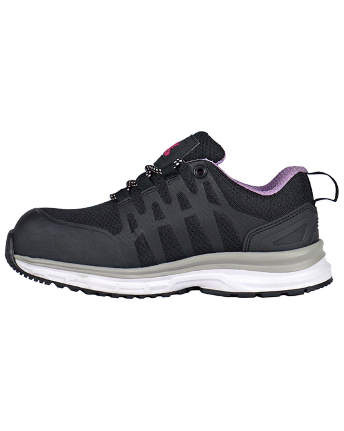 Image #3 - Hoss Women's Exhilarator Breathable Work Shoes - Composite Toe, Black, hi-res