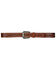 Cody James Men's Tooled With Basketweave Billets Western Belt, Tan, hi-res