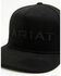 Image #2 - Ariat Men's Embroidered Logo Ball Cap, Black, hi-res