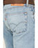 Image #4 - Levi's Men's 501® Original Stay Zen Light Wash Straight Rigid Denim Jeans, Light Wash, hi-res