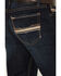 Image #4 - Rock & Roll Denim Men's Revolver Dark Wash Slim Straight Stretch Denim Jeans, Dark Wash, hi-res