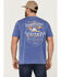 Image #4 - Flag & Anthem Men's Long Ridge Whiskey Burnout Graphic T-Shirt, Medium Blue, hi-res