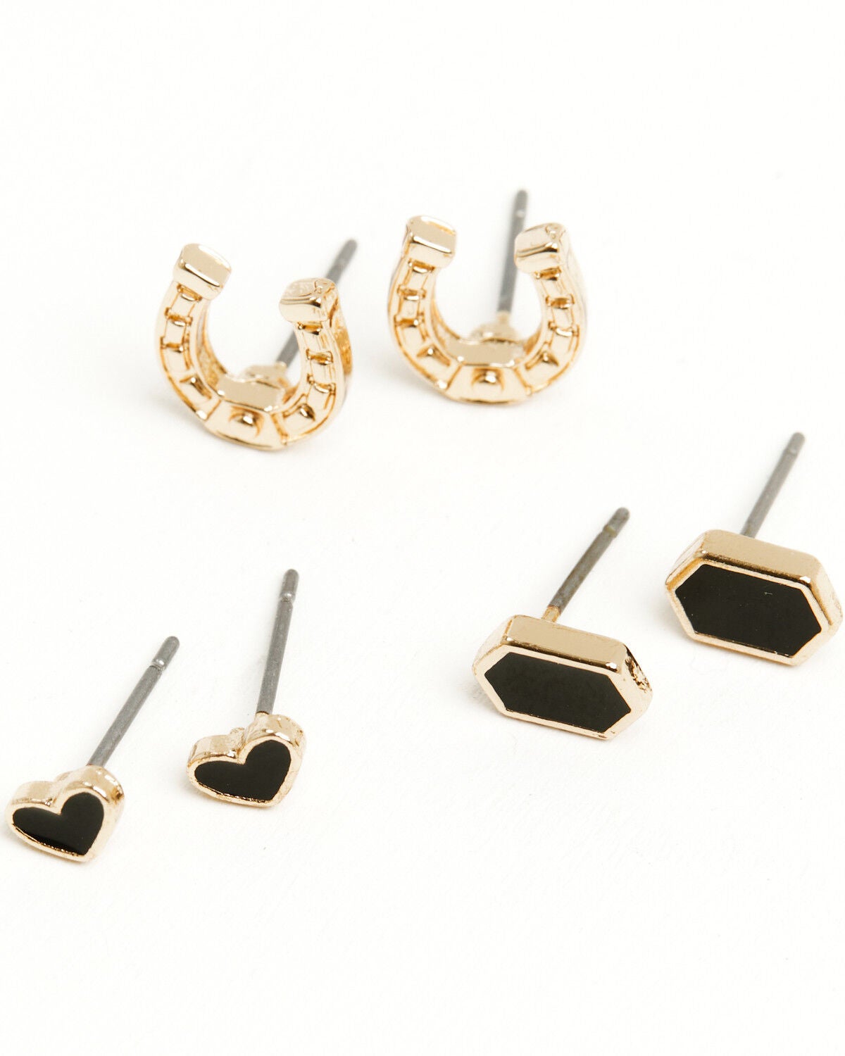 Image #5 - Shyanne Women's Hoop Earring Set - 12 Piece, Gold, hi-res
