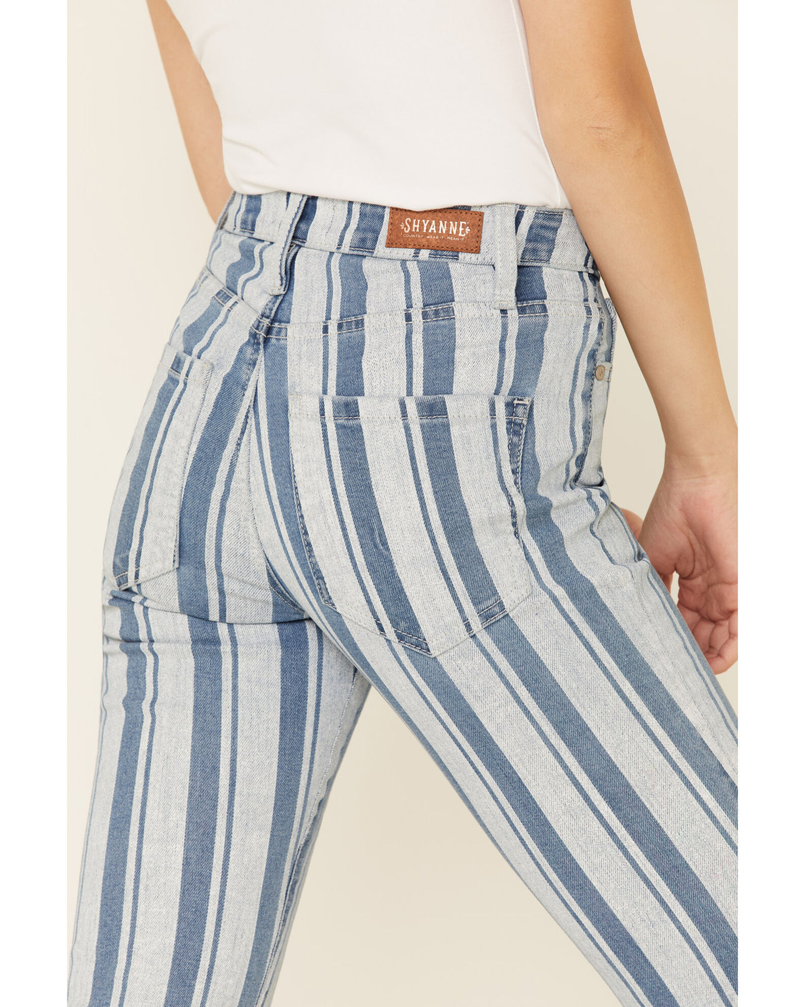 Shyanne Women s Stripe Bootcut Jeans Boot Barn