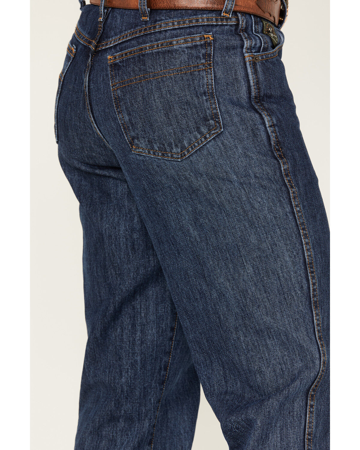 Image #4 - Cinch Men's Green Label Dark Wash Relaxed Denim Jeans, Blue, hi-res