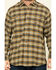 Ariat Men's Olive Rebar Flannel Durastretch Plaid Long Sleeve Work Shirt , Olive, hi-res
