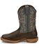 Image #3 - Tony Lama Men's Bartlett Coffee Western Work Boots - Soft Toe, Brown, hi-res