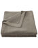 HiEnd Accents Taupe Stonewashed Cotton & Velvet 3-Piece Full/Queen Quilt Set , Taupe, hi-res