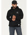 Image #2 - Troll Co Men's FR Haggler Graphic Hooded Sweatshirt, Black, hi-res