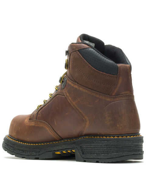 Image #3 - Wolverine Men's Hellcat Lace-Up Work Boots - Composite Toe, Brown, hi-res