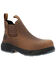 Image #1 - Georgia Boot Men's Flxpoint Ultra Waterproof Work Boot - Composite Toe, Black/brown, hi-res