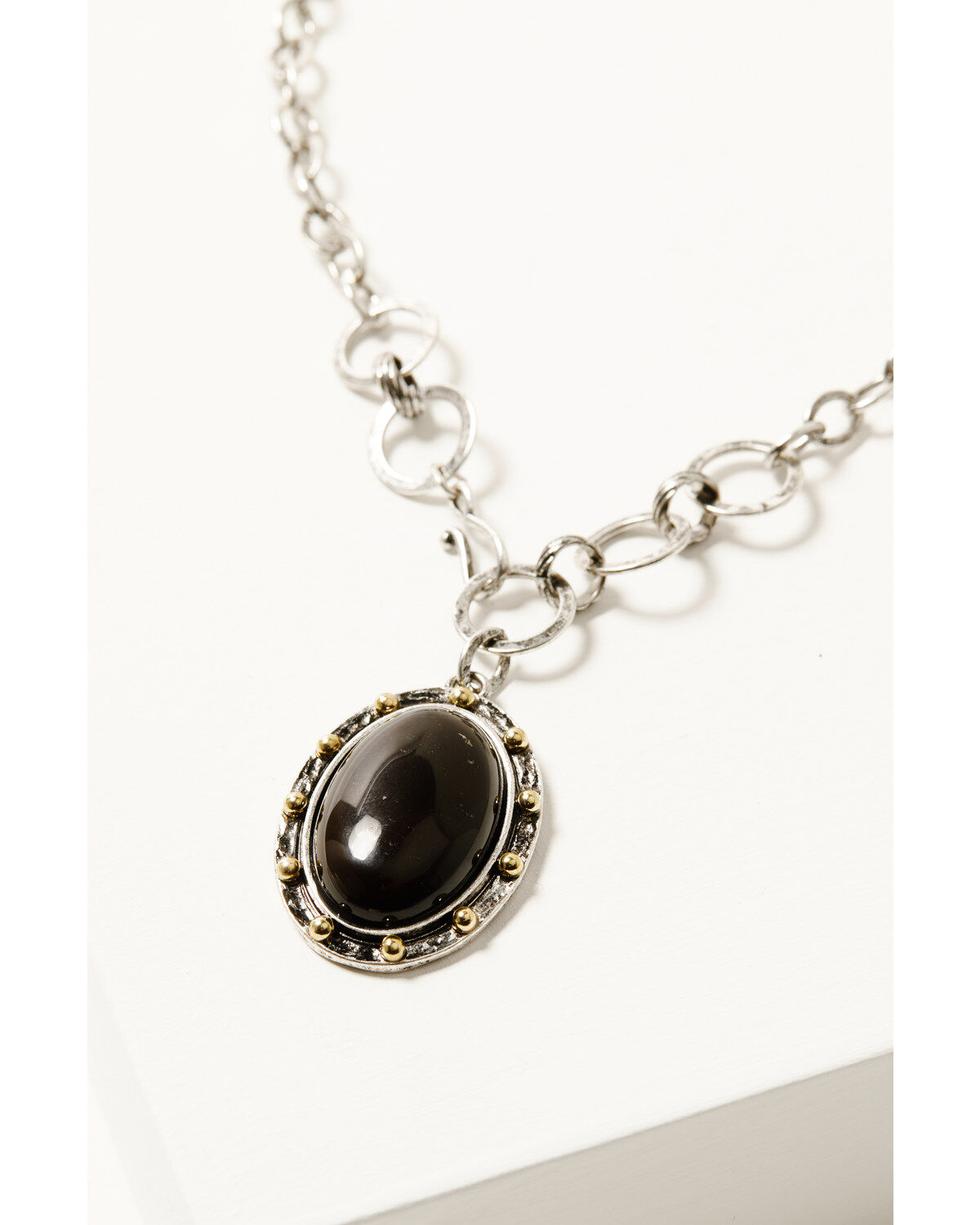 Image #2 - Shyanne Women's Heritage Valley Brown Agate Pendant Jewelry Set - 2 Piece, Silver, hi-res