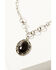 Image #2 - Shyanne Women's Heritage Valley Brown Agate Pendant Jewelry Set - 2 Piece, Silver, hi-res