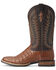 Image #2 - Ariat Men's Caramel Caiman Belly Western Boots - Broad Square Toe, Black, hi-res