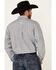 Ariat Men's Structure Stretch Striped Long Sleeve Western Shirt , Grey, hi-res