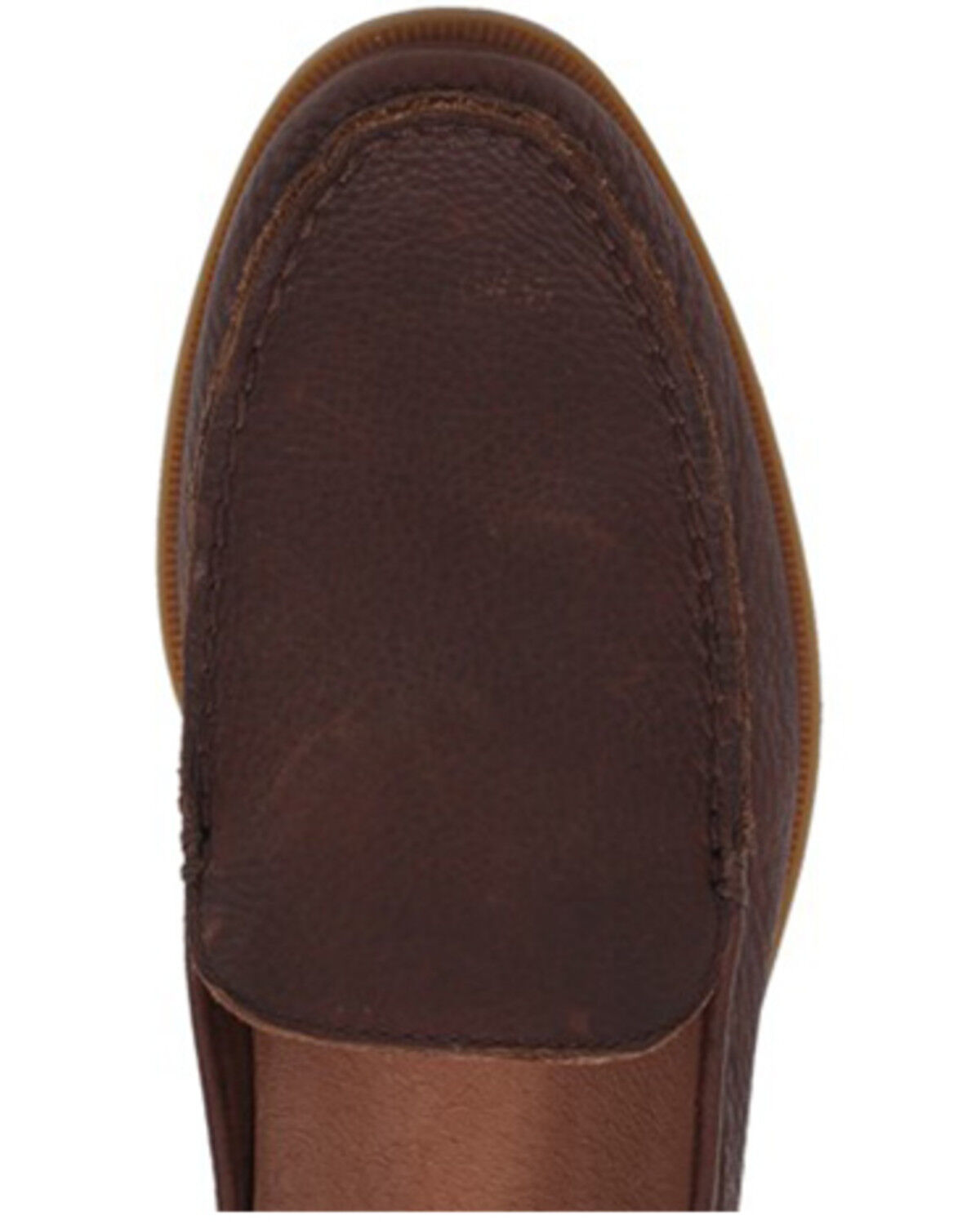 Image #6 - Frye Men's Mason Slip-On Casual Shoes - Moc Toe, Dark Brown, hi-res