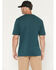 Image #4 - Carhartt Men's Loose Fit Heavyweight Logo Pocket Work T-Shirt, Forest Green, hi-res