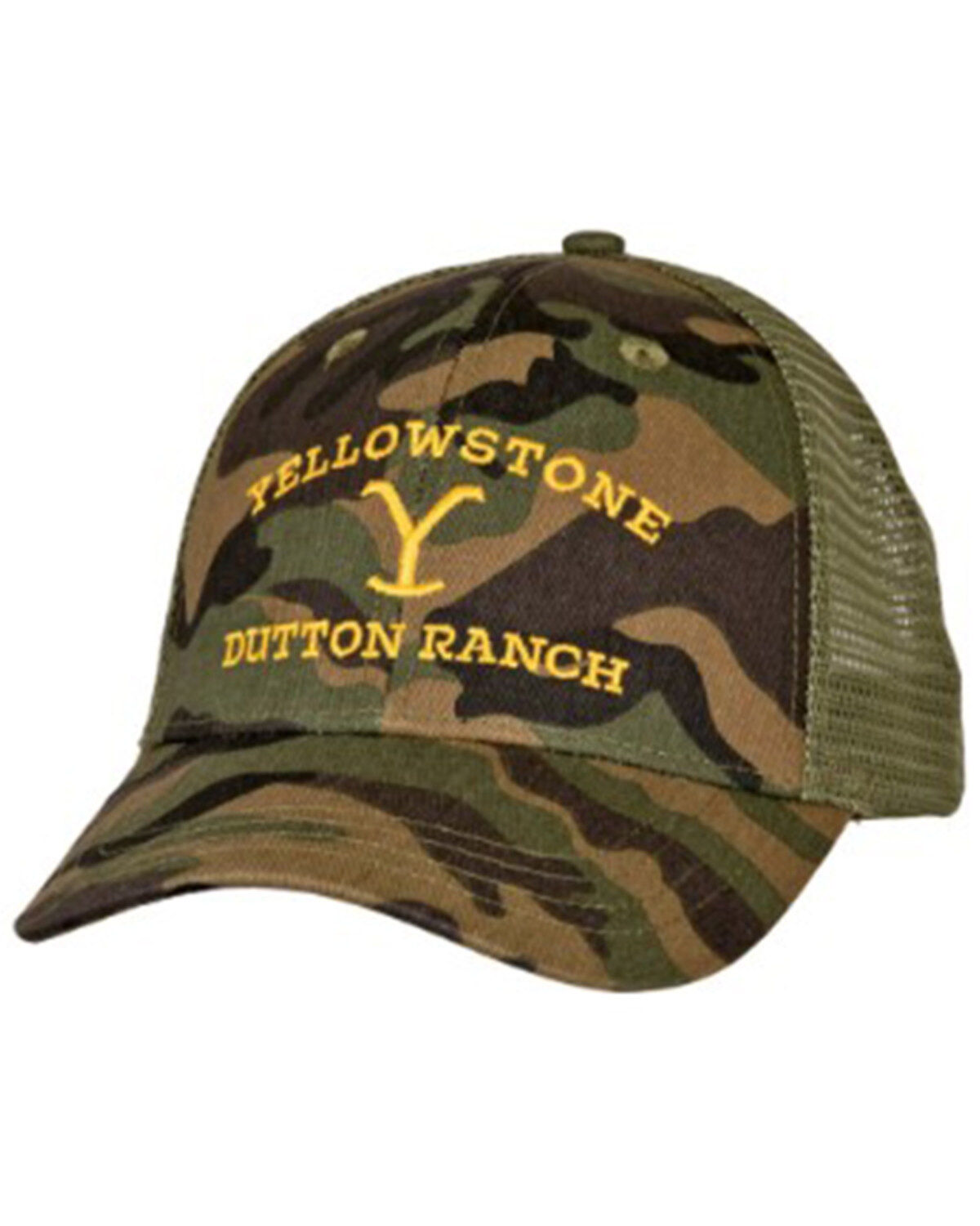 Image #1 - Paramount Network's Yellowstone Men's Logo Camo Print Ball Cap, Camouflage, hi-res