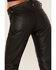 Image #4 - Boot Barn X Understated Leather Women's Rhinestone Studded Lace-Up Flare Leather Pants, Black, hi-res