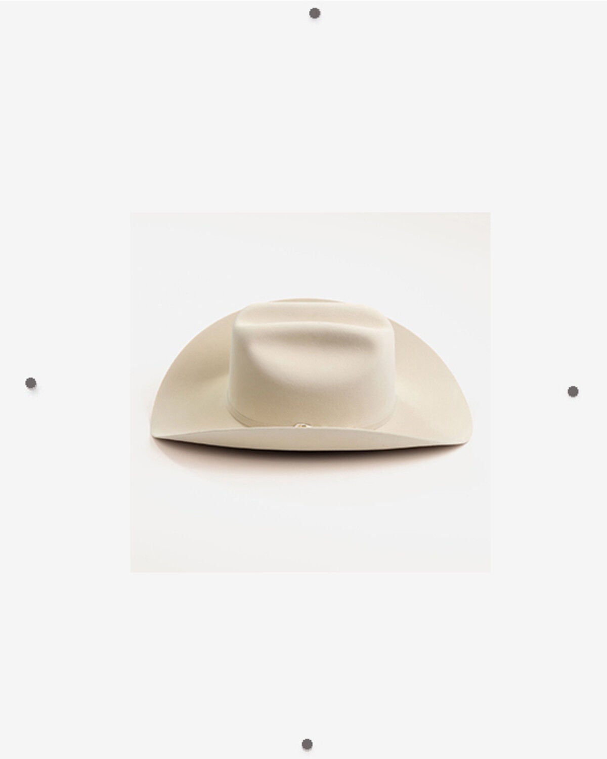 Image #2 - Larry Mahan Imperial 1000X Felt Cowboy Hat, Silver Belly, hi-res