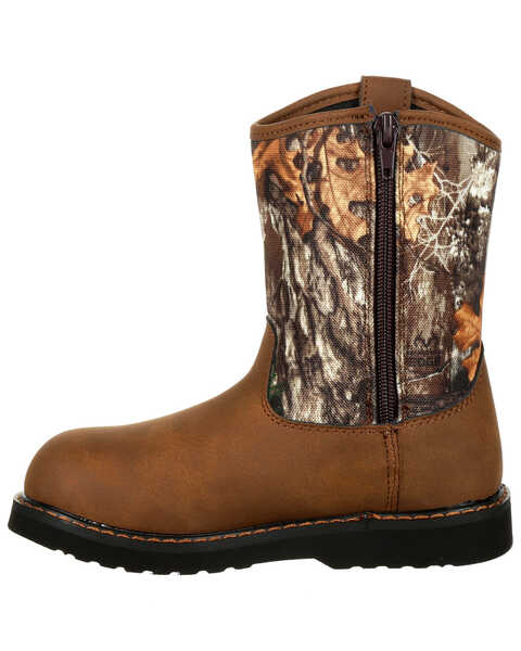 Image #3 - Rocky Boys' Lil Ropers Outdoor Boots - Round Toe, , hi-res