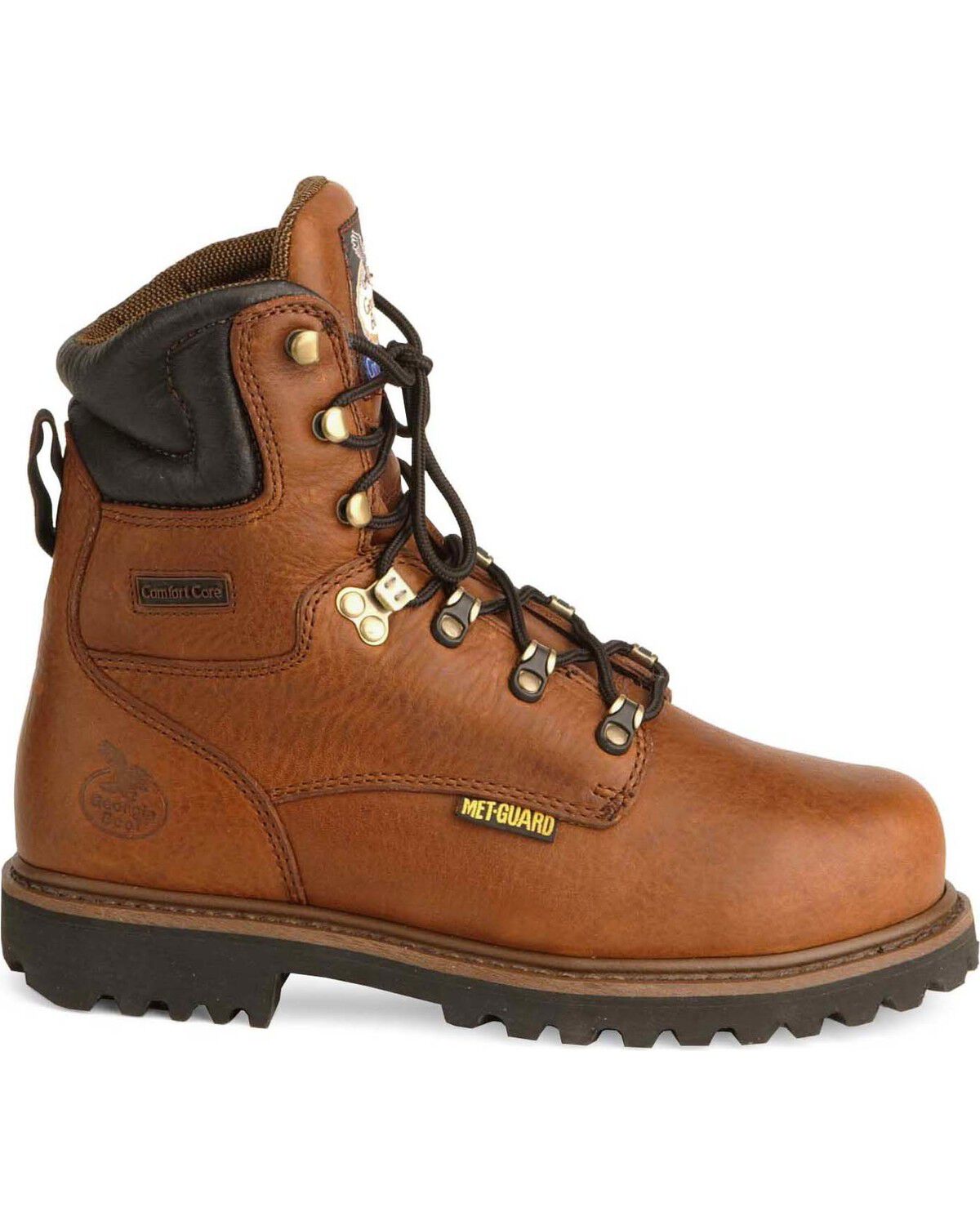 Image #10 - Georgia Men's Steel Toe Metatarsal Guard Work Boots, Briar, hi-res