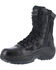 Reebok Men's Stealth 8" Lace-Up Black Side-Zip Work Boots - Soft Toe , Black, hi-res