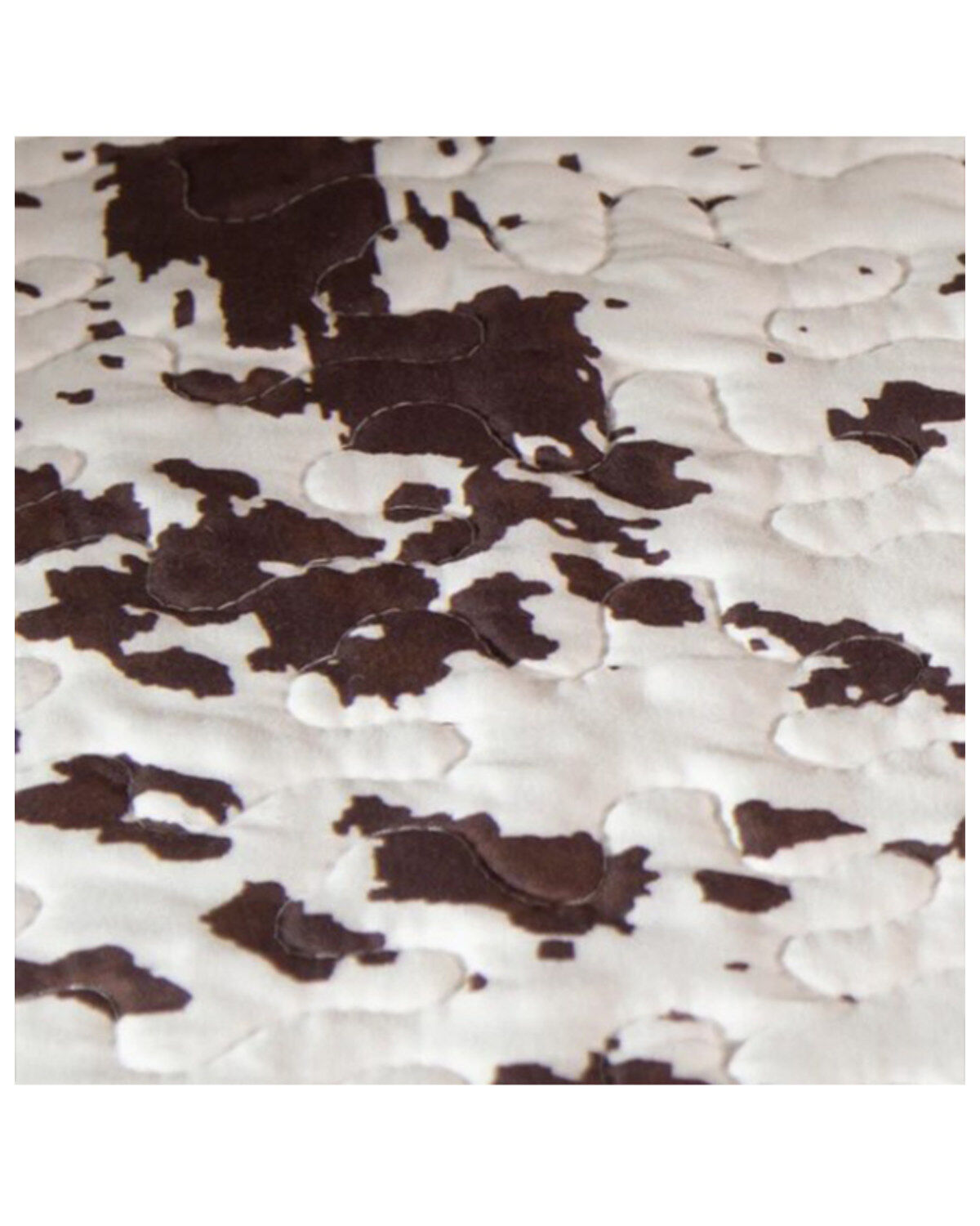Image #3 - Wrangler Cowhide Quilt Set - Twin, Brown, hi-res