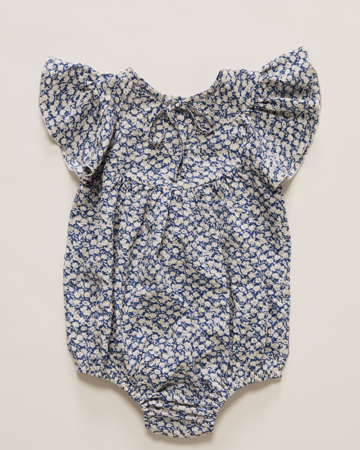 Image #1 - Yura Infant Girls' Floral Print Short Sleeve Onesie, White, hi-res