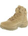 Image #2 - Reebok Men's Stealth 6" Lace-Up Side Zip Work Boots - Soft Toe, Desert Khaki, hi-res