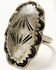Image #1 - Shyanne Women's Isla Oasis Stamped Statement Ring, Silver, hi-res