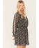 Beyond The Radar Women's Floral Print Dress, Black, hi-res