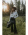 Image #1 - Idyllwind Women's Fringe Long Sleeve Snap Western Shirt, White, hi-res
