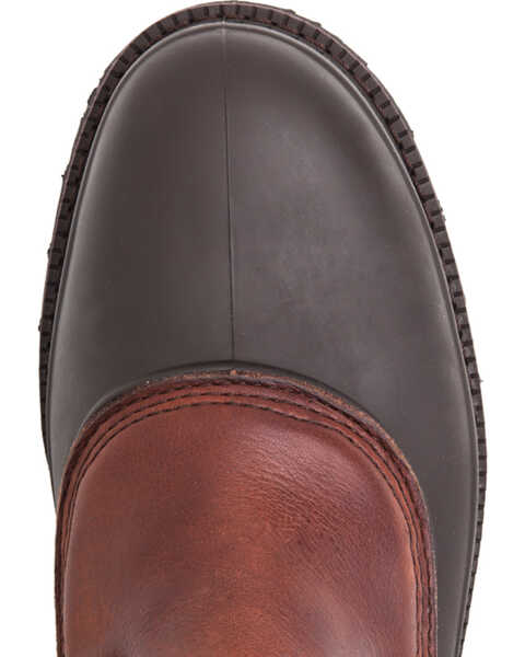 Image #7 - Georgia Men's Muddog Steel Toe Comfort Core Work Boots, Brown, hi-res