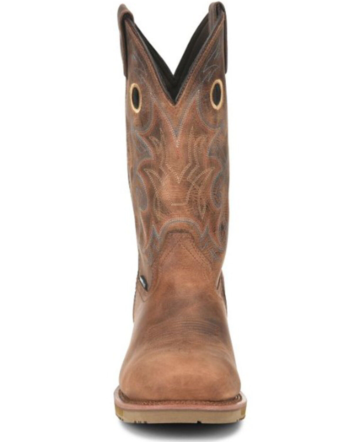 Image #4 - Double H Men's 12" Roy Western Waterproof Work Boots - Composite Toe, , hi-res