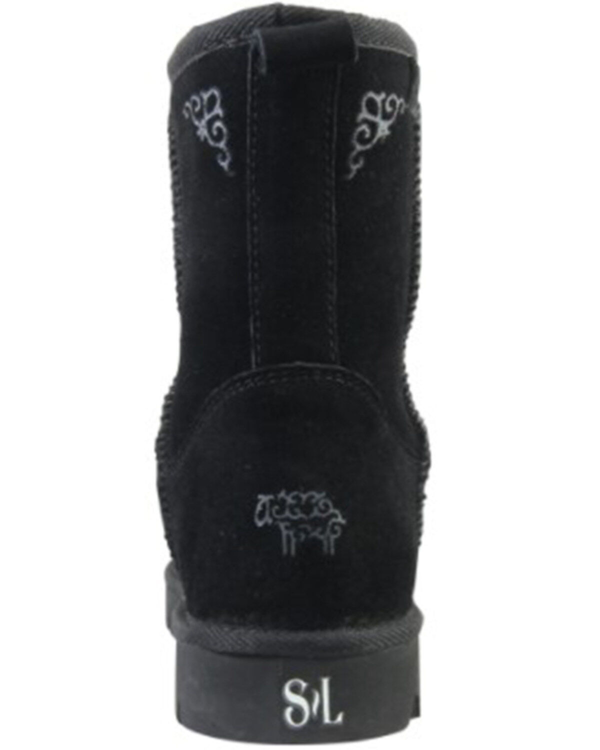 Image #5 - Superlamb Women's Argali 7.5" Suede Leather Pull On Casual Boots - Round Toe, , hi-res