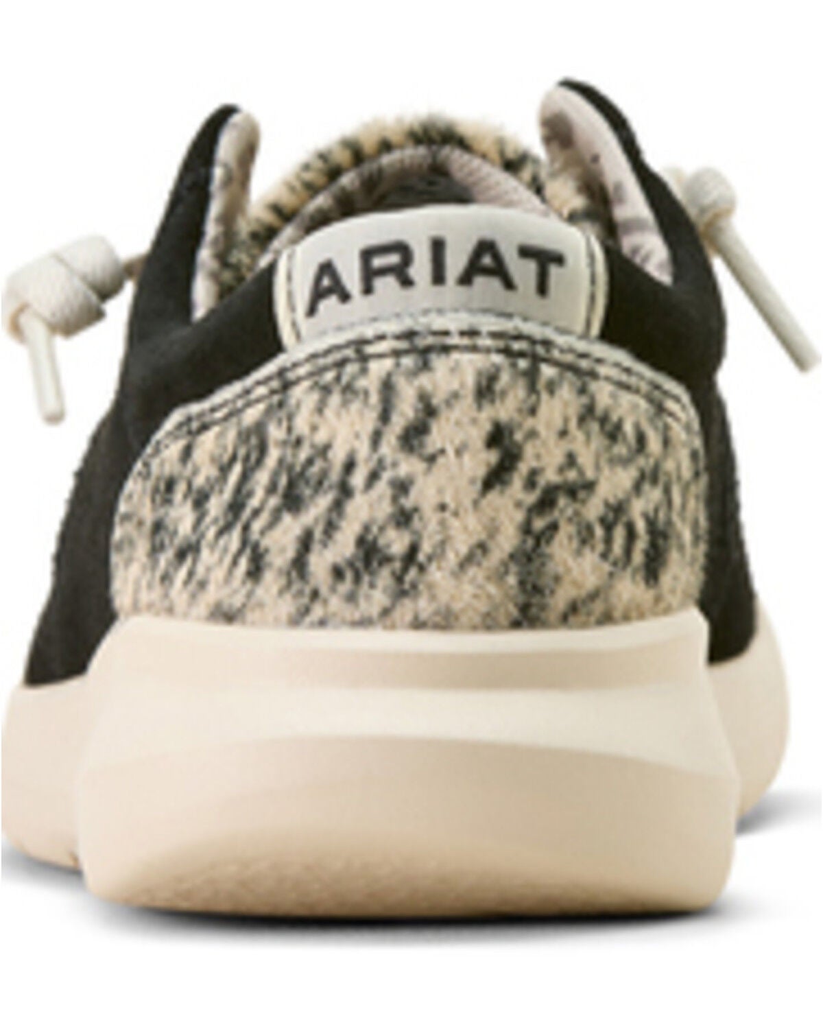 Image #3 - Ariat Women's Hilo Hairon Casual Shoes - Moc Toe, Black, hi-res