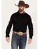 Image #1 - Panhandle Select Men's Solid Long Sleeve Button-Down Western Shirt, Maroon, hi-res