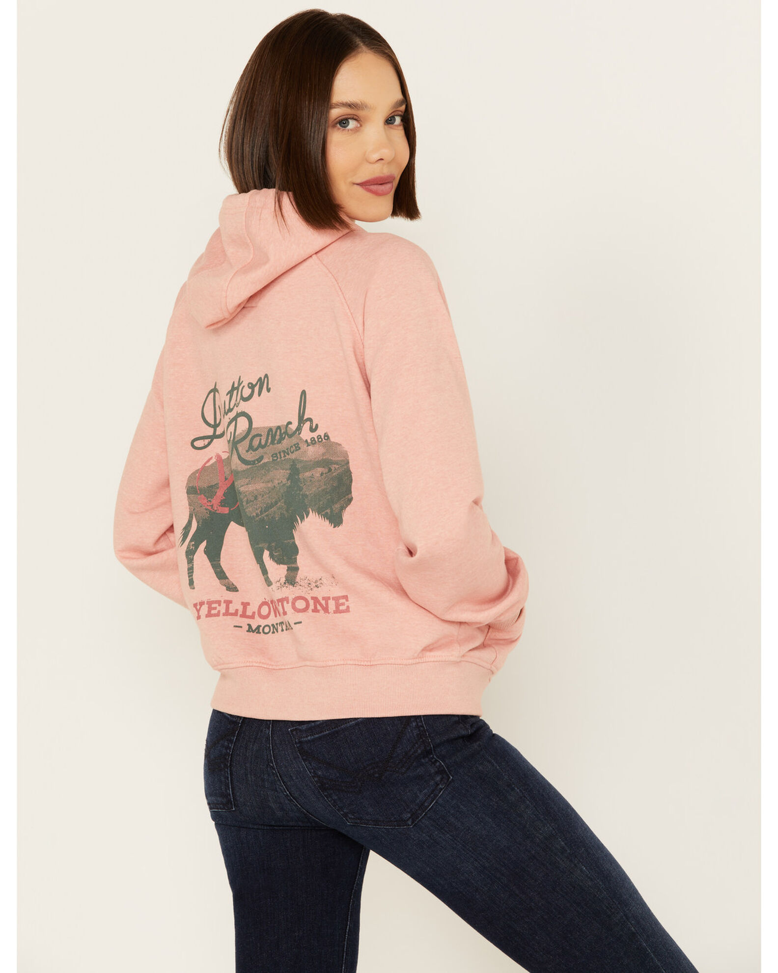 Paramount Network s Yellowstone Women s Buffalo Hoodie Pueblo Mall