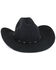 Cody James® Men's Drifter 3X Rider Crown Wool Hat, Black, hi-res