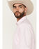 Image #2 - Ariat Men's Striped Long Sleeve Button-Down Western Shirt, Pink, hi-res