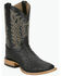 Image #1 - Tony Lama Men's Exotic Full Quill Ostrich Heritage Juan Western Boots - Broad Square Toe, Black, hi-res