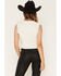 Image #4 - Idyllwind Women's Crazy Heifer Ranch Fringe Graphic Tank Top, Ivory, hi-res